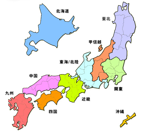 日本地図